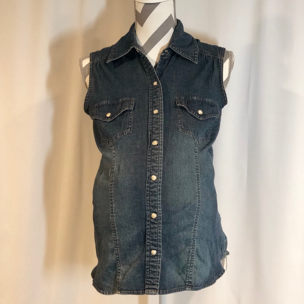 Mimi Maternity Denim Top
